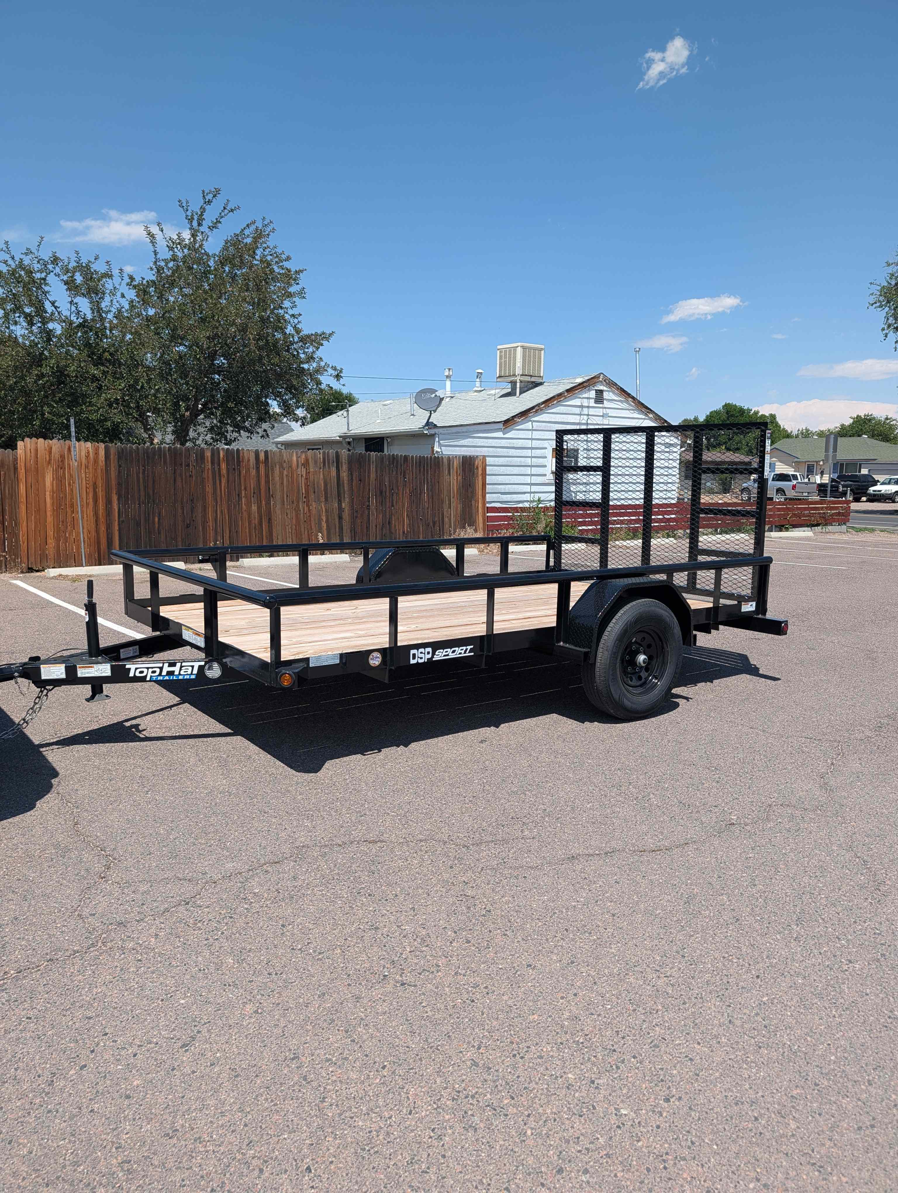 7'x12' Utility Trailer w/ Ramp view 3